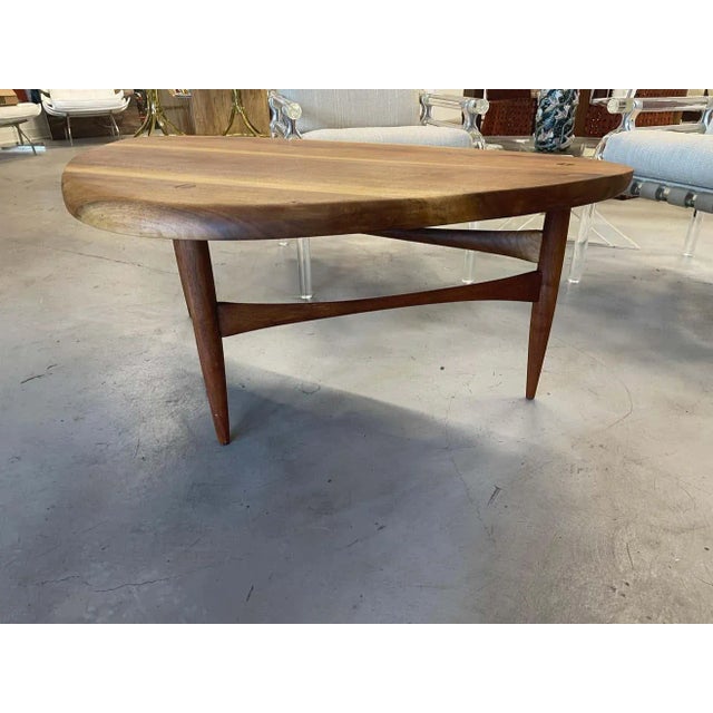 Mid 20th Century Scandinavian Guitar Pick Leaf Table For Sale In Palm Springs - Image 6 of 13
