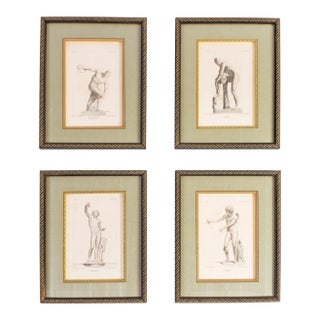 Set of Four Neoclassical Prints of Classic Figures For Sale