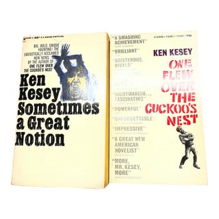 Vintage Softcovers Ken Kesey Notion Cuckoo's Nest Set/2 For Sale