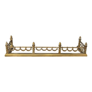 Neoclassical Style Brass Antique Fender For Sale