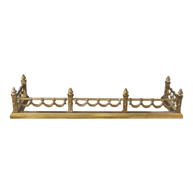 Neoclassical Style Brass Antique Fender For Sale