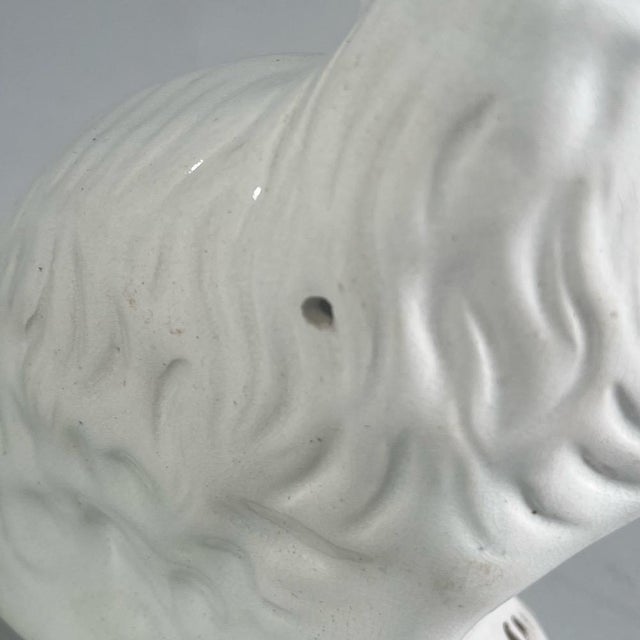 Ceramic Antique 19th Century English Victorian Staffordshire Pottery Spaniel Dogs - A Pair For Sale - Image 7 of 11