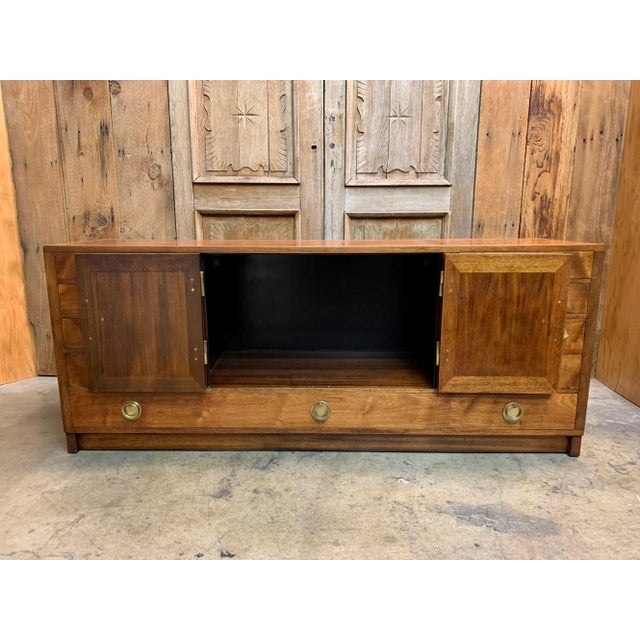 Wood 1950s Vintage Edward Wormley for Dunbar Credenza For Sale - Image 7 of 12