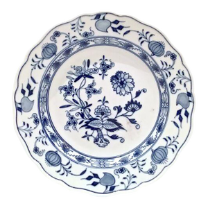 Vintage Meissen Blue Onion Plate