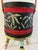 French Country Vintage Standing Tole Painted Wood Sewing Box For Sale - Image 3 of 6