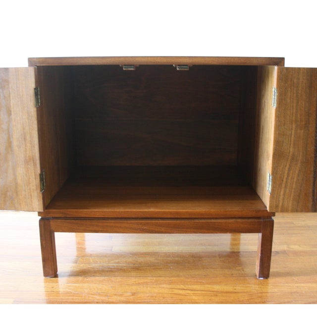 Mid Century Modern Bar Record Storage Cabinet For Sale - Image 4 of 5