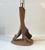 Brown Vintage Brutalist Steel Table Lamp, 1970s For Sale - Image 8 of 12