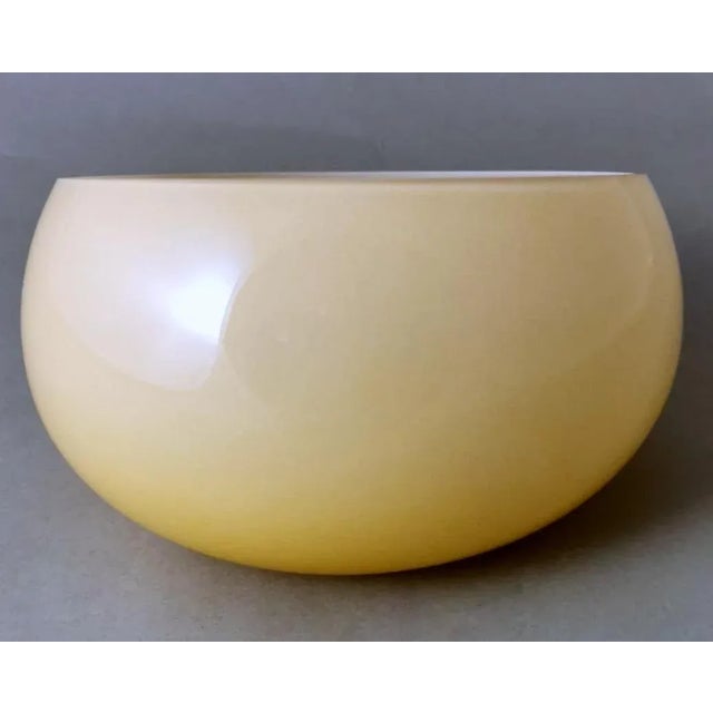 Beige Murano Empty Pockets Bowl in Blown and Incamiciato Glass from Nason V., 1971 For Sale - Image 8 of 13