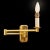Mid-Century Modern Pair of Luminaire d'Art Transitional Arm Sconces For Sale - Image 3 of 5