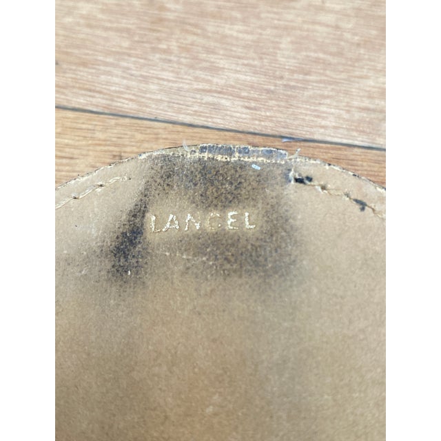1960s Lancel Steel Desk Set with Leather Case, France, 1960s, Set of 4 For Sale - Image 5 of 15