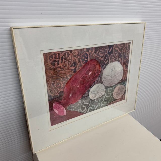 David Bennett "Sand Dollars" Original Painting, Framed For Sale - Image 12 of 12