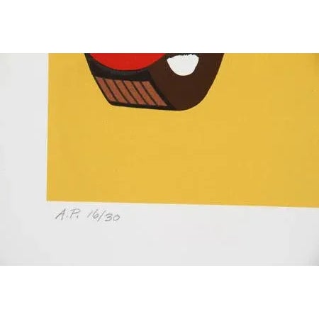 Alfa Romeo circa 1979 Serigraph, signed and numbered in pencil Of 200, AP 30 26 in. x 25 in. (66.04 cm x 63.5 cm)