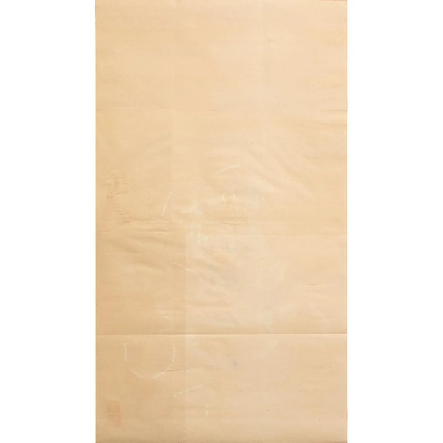 Mid 20th Century Showa Era Japanese Watercolor Painting of Warrior For Sale - Image 9 of 10