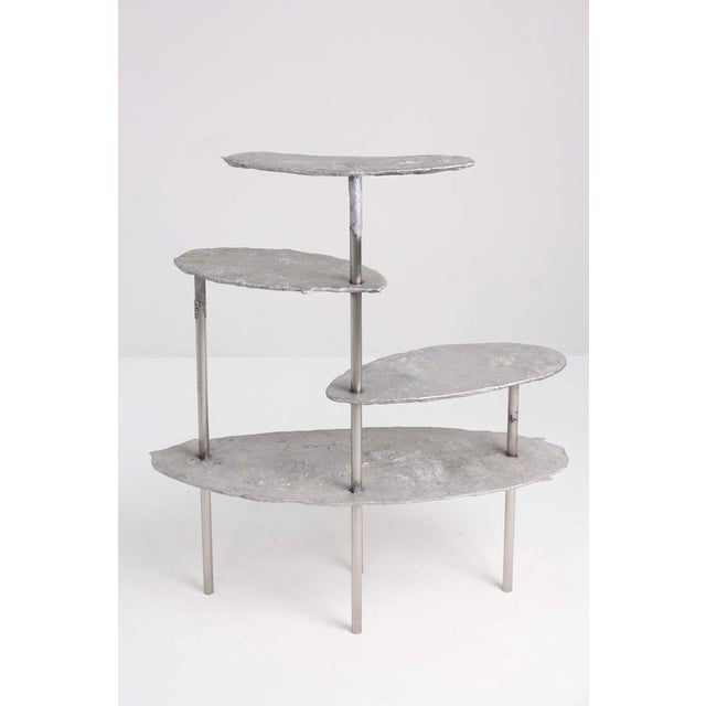 Aluminum Concretion Shelf by Studio Julien Manaira For Sale - Image 4 of 15