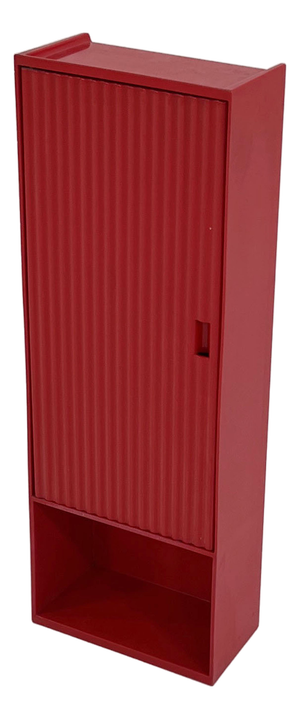 Red T333 Pharmacy Cabinet from Metalplastica, 1970s