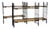 Mid-Century Modern Spanish Three-Part Modular Multi Strux Shelf, 1960s For Sale