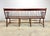 A wonderful farmhouse style handmade Windsor bench / settee with faux bamboo spindle turnings and single wide board seat,...
