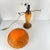 Mushroom Lamp in Speckled Orange Glass from Massive Lighting, Belgium, 1970s For Sale - Image 12 of 14