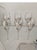 Six hand-enameled champagne flutes from the renowned French champagne house Pierre-Jouët. Circa 1960s/70s. Belle Époque...