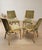 Mid-Century Modern Bentwood Dining Chairs in Beechwood & Olive Velour from TON, Czechoslovakia, 1970s, Set of 4 For Sale - Image 3 of 9