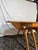 Lightly restored table. Does not have leaves. The top shows some small dark spots.