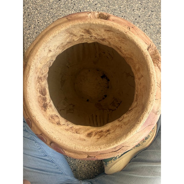 A beautiful studio art pottery statement vase by Texas artist John Davis (J. Davis Studio, Alpine, TX). This piece stands...