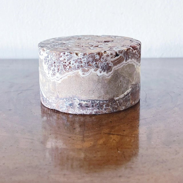 Vintage Natural Stone Paperweight For Sale - Image 4 of 4