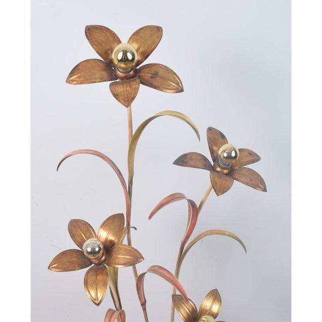 Vintage Flower Floor Light, 1970s For Sale - Image 14 of 16