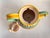 1980s Yellow Handpainted Yellow Aqua Pottery Teapot Ponte Yecchio Handcrafted in Italy For Sale - Image 10 of 10