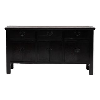 Chinese Provincial Three Drawer Sideboard, C. 1850 For Sale