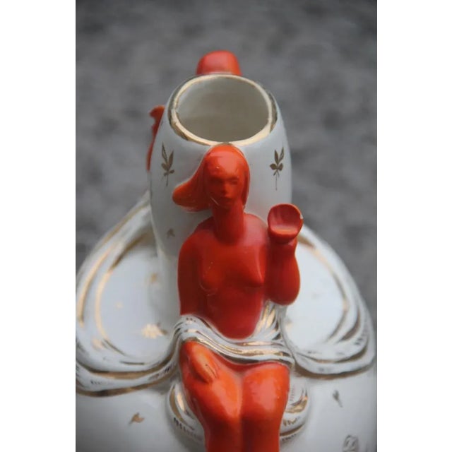 Italian Ceramic Vase, 1950s For Sale - Image 6 of 9