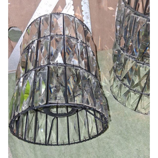 Contemporary Pottery Barn Adeline Accent Lamp Replacement Shades - a Pair For Sale - Image 3 of 4