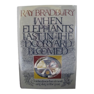 Ray Bradbury Hand Signed 1st Edition When Elephants Last in the Dooryard Bloomed For Sale