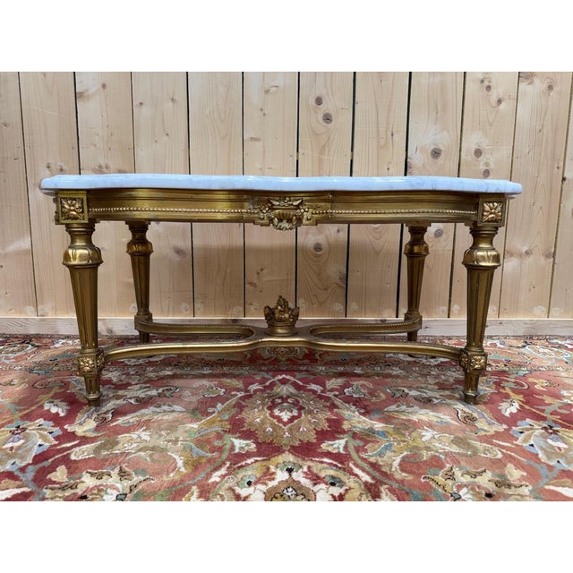 Period: 20th century Style: Louis 16th, Directory Condition: Good condition Material: Gilted wood Length: 120Width:...