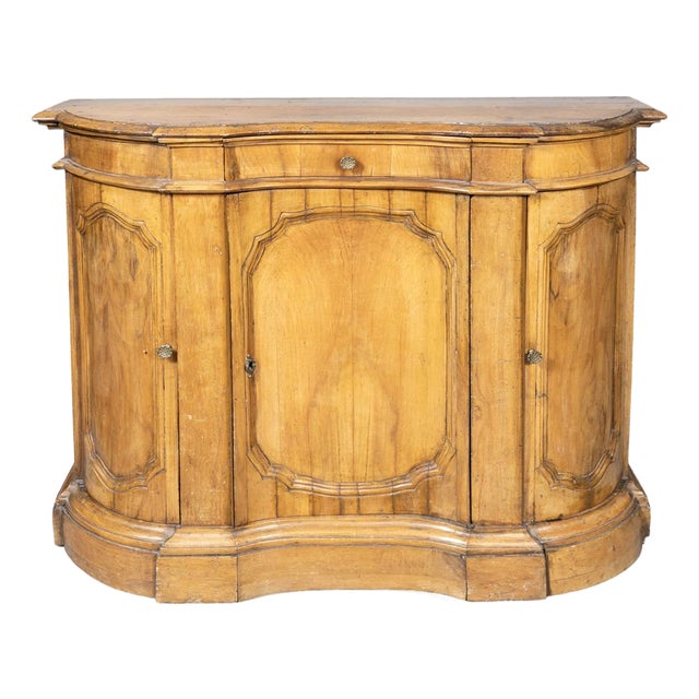 Italian Baroque Walnut Credenza For Sale