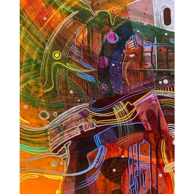 Abstract This, That, Acrylic Painting on Canvas, 2024 For Sale - Image 3 of 4