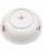 White Vintage D. Porthault Limoges Pink Tréfles Clover Bowl For Sale - Image 8 of 10
