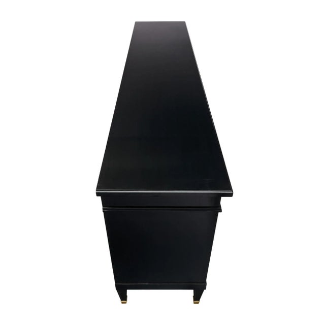 Black Directoire Style Ebonized French Buffet For Sale - Image 8 of 9