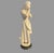 Antique Carved Alabaster Maiden Woman Sculpture Signed 24” Figure Marble Base For Sale - Image 10 of 10