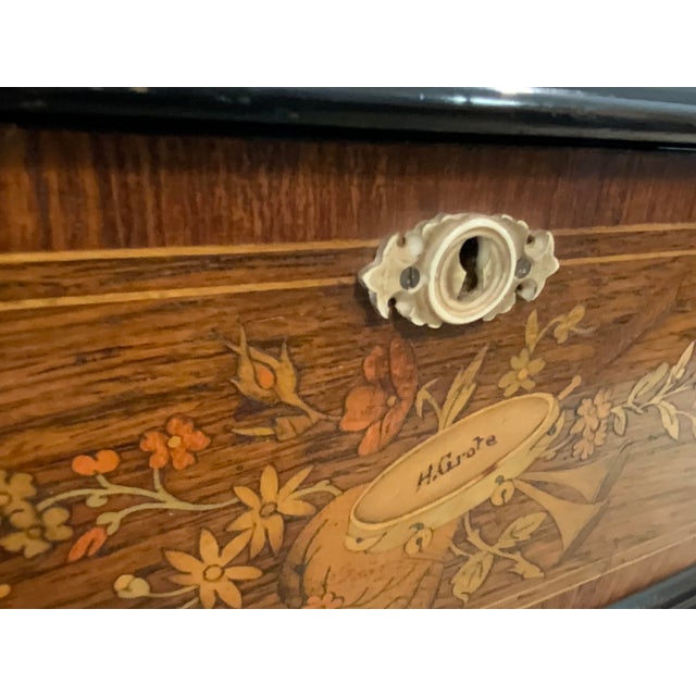Wood Paillard Mandoline Music Box For Sale - Image 7 of 12