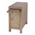 Transitional Nora 12 in. W Rectangular Wood 1 Door Narrow End Table with Pull-Out Tray, Light Oak For Sale - Image 3 of 10