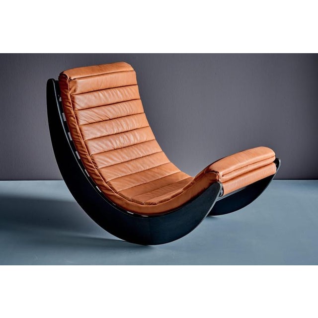 Relaxer II Rocking Chair attributed to Verner Panton for Rosenthal, 1970s For Sale - Image 3 of 13
