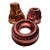 Vintage Copper Toned Aluminum Molds - Set of 3 For Sale