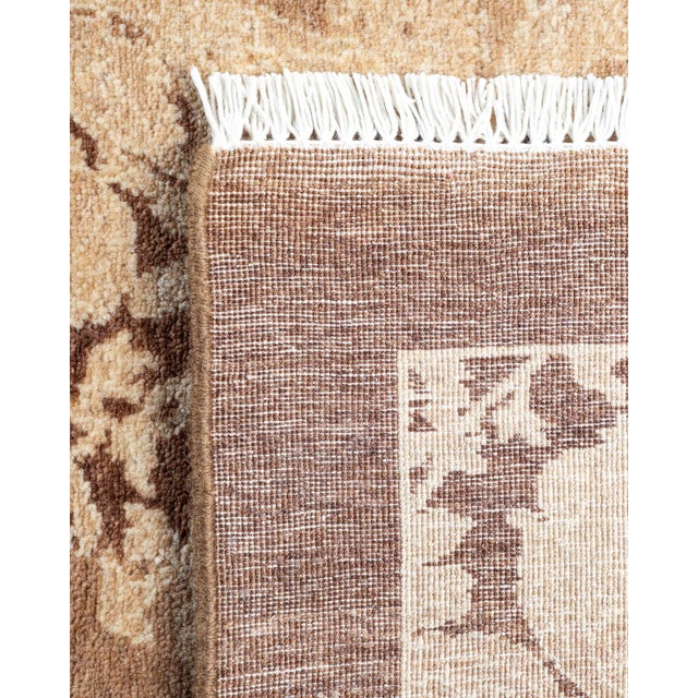 2000 - 2009 Mogul, One-of-a-Kind Hand-Knotted Area Rug - Brown, 4' 1" x 5' 10" For Sale - Image 5 of 8