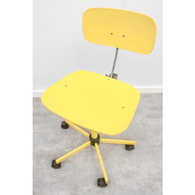 1970s Vintage Danish Drafting Chairs by Jørgen Rasmussen for Rabami, 1975, Set of 5 For Sale - Image 5 of 13