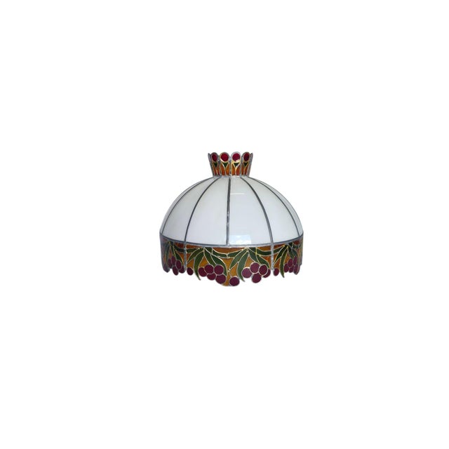 Handmade Tiffany-Style Table Lamp, 1965 For Sale - Image 9 of 12