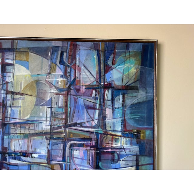 Oswaldo Gutierrez (1917) Cuban Artist Expressionist Oil on Canvas Painting/ Sold For Sale In Miami - Image 6 of 13