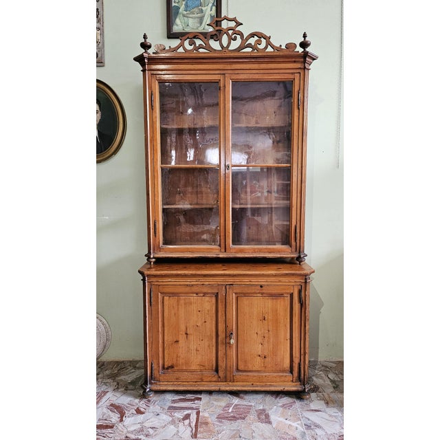 Antique Tuscan Showcase Buffet, 1890s For Sale - Image 10 of 10