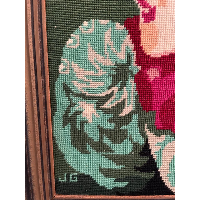 Textile French Jester or Clown Needlepoint Paris For Sale - Image 7 of 9