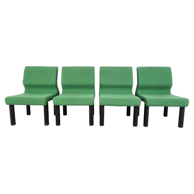 Vintage Lounge Chairs, 1980s, Set of 4 For Sale - Image 12 of 12